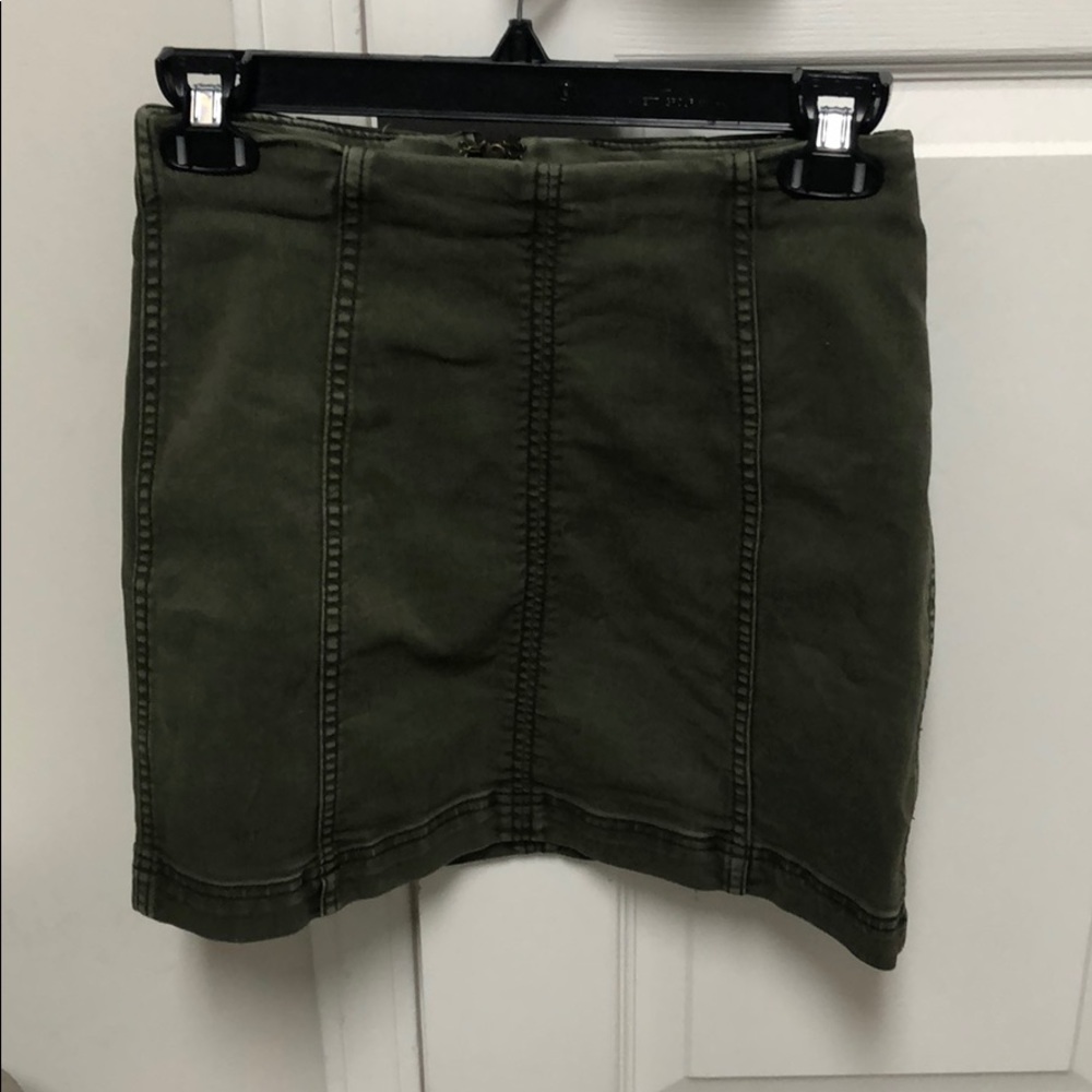 free people mini skirt
